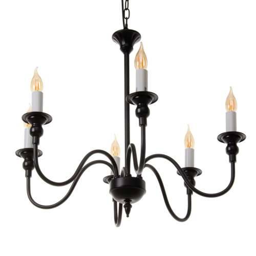 Stropna svjetiljka Bijela Crna Željezo 40 W 220 V 65 x 65 x 49,5 cm Cijena