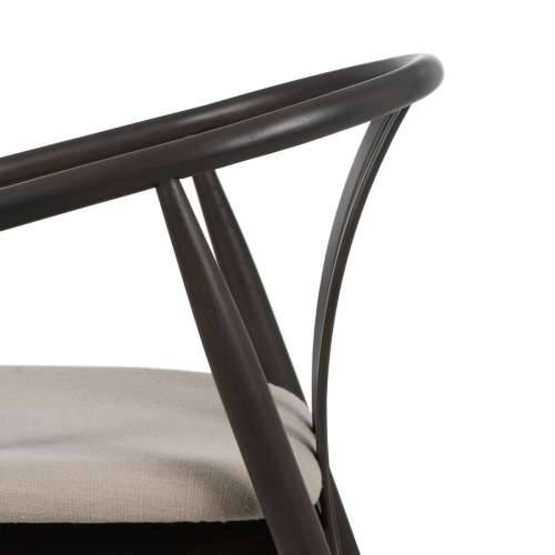 Blagavaonska stolica Crna Bež 56,5 x 57 x 76 cm Cijena