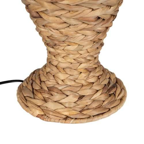 Stolna svjetiljka Krema Prirodno Lan Željezo Prirodno vlakno 60 W 220-240 V 40 x 40 x 69,5 cm Cijena
