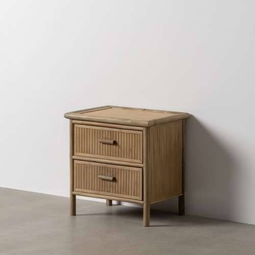 Noćni ormarić Prirodno Bambus 48 x 36 x 49 cm Cijena