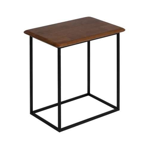 Pomoćni stolić LAGOM Crna Prirodno Željezo Kaučukovac 60 x 40 x 60 cm 50 x 35 x 53 cm 2 Dijelovi (2 kom.) Cijena
