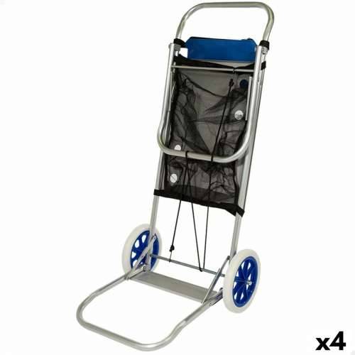 Višenamjenska Kolica Aktive Plava 47 x 100 x 52 cm (4 kom.) Cijena