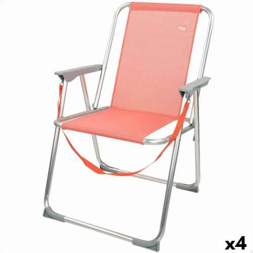Sklopivu Stolicu Aktive Flamingo Koraljni 44 x 76 x 45 cm (4 kom.) Cijena