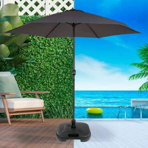 Bază pentru Umbrelă de Soare Aktive 44,5 x 12,5 x 44,5 cm Crna Plastika Cijena