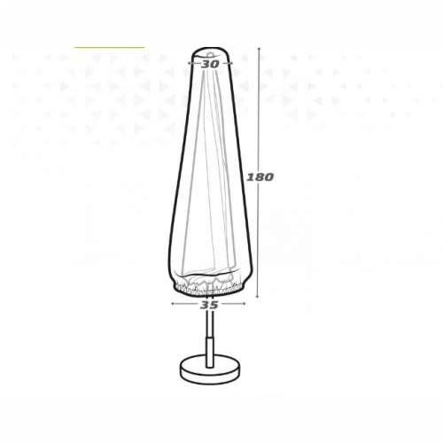 Navlaka za suncobran Aktive 35 x 190 x 1 cm (6 kom.) Cijena