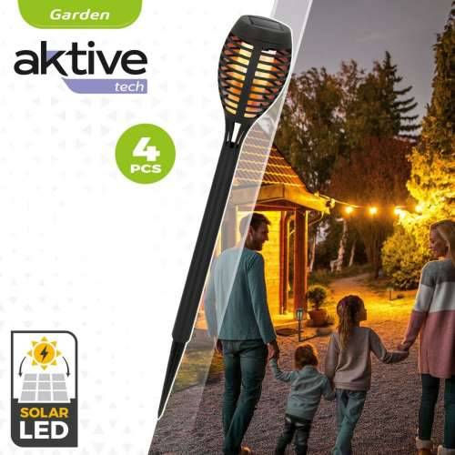 Set vrtnih solarnih baklji Aktive Plastika 7,5 x 50 x 7,5 cm (4 kom.) Cijena