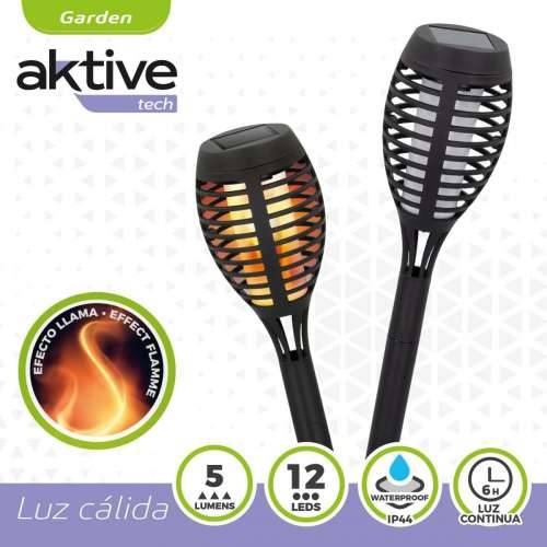 Set vrtnih solarnih baklji Aktive Plastika 7,5 x 50 x 7,5 cm (4 kom.) Cijena