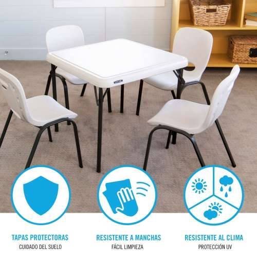Detský stolík Lifetime Bijela Sklopiv 61 x 53,5 x 61 cm Čelik Plastika Cijena