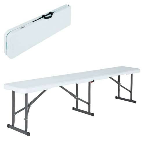 Klupa Lifetime Bijela Sklopiv 183 x 42 x 29 cm Cijena