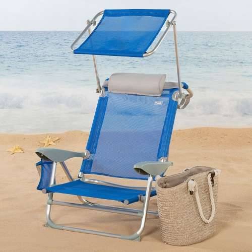 Stolica za za plažu Aktive Plava 47 x 67 x 43 cm (2 kom.) Cijena