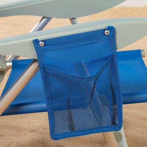 Stolica za za plažu Aktive Plava 47 x 67 x 43 cm (2 kom.) Cijena