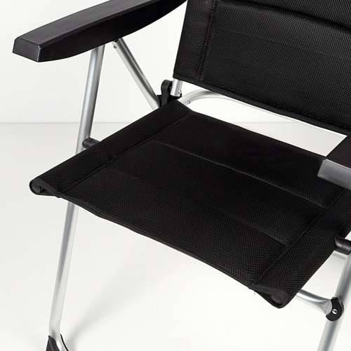 Stolica za za plažu Aktive Deluxe Sklopiv Crna 49 x 105 x 59 cm (2 kom.) Cijena