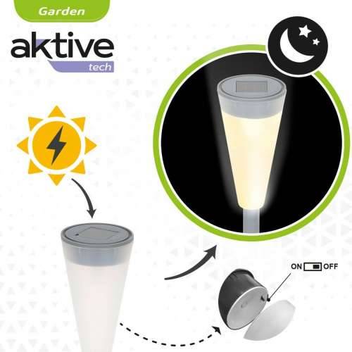 Vrtni solarni klin Aktive Plastika 6,7 x 39 x 6,7 cm (24 kom.) Cijena