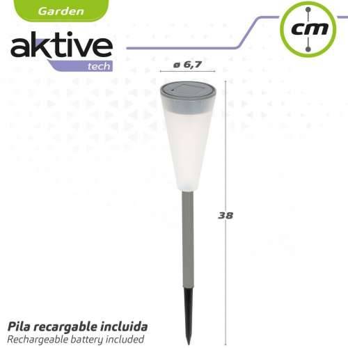 Vrtni solarni klin Aktive Plastika 6,7 x 39 x 6,7 cm (24 kom.) Cijena