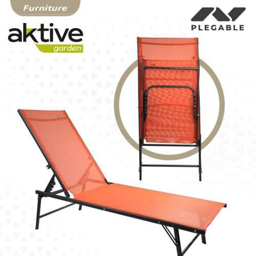 Ležaljka s nagibom Aktive Oranžna 180 x 35 x 49 cm (2 kom.) Cijena