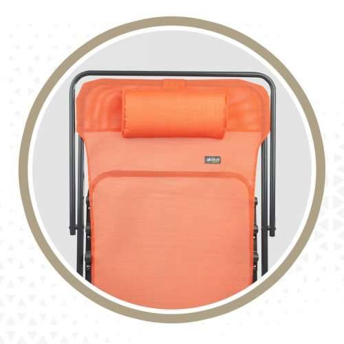 Ležaljka s nagibom Aktive Oranžna 53 x 87 x 78 cm (4 kom.) Cijena