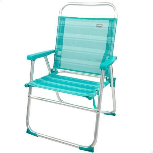 Stolica za za plažu Aktive Turkizno 48 x 88 x 50 cm Aluminij Sklopiv (4 kom.) Cijena