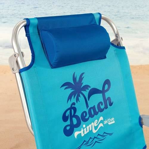 Stolica za za plažu Aktive Sklopiv Plava 53 x 80 x 58 cm (2 kom.) Cijena