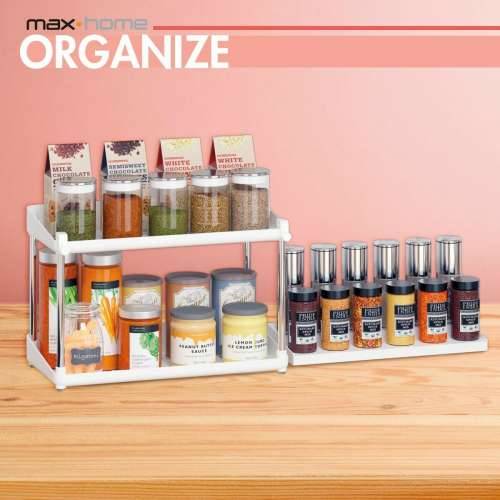 Organizator za Kuhinjski Ormarić Max Home Bijela 2 Police 2 kom. 37,5 x 25,5 x 19 cm Cijena