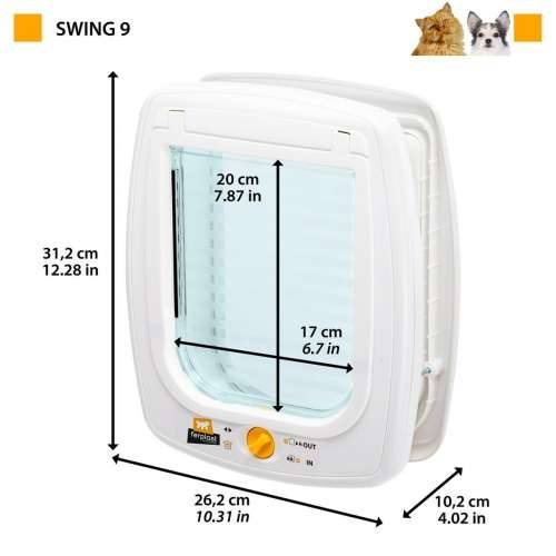 Spremnik za mačku Ferplast Swing 9 Bijela 26,1 x 31,2 x 14,2 cm 26,2 x 10,2 x 31,2 cm Plastika Cijena