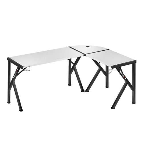 Pisaći stol Huzaro Hero 6.3 Bijela Crna Čelik Ugljična vlakna 154 x 74 x 117 cm Cijena