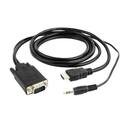 Adapter VGA u HDMI s Audiom GEMBIRD A-HDMI-VGA-03-10 Crna 3 m Cijena