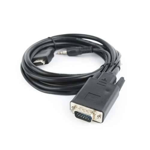 Adapter VGA u HDMI s Audiom GEMBIRD A-HDMI-VGA-03-10 Crna 3 m Cijena