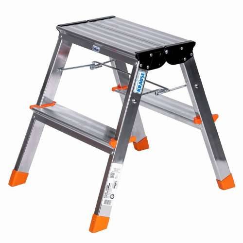 Sklopive Ljestve s 2 Stepenice Krause 130020 Srebrna Aluminij Cijena
