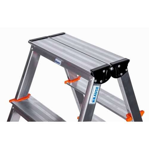 Ljestve na preklop sa četiri koraka Krause 120403 Srebrna Aluminij Cijena
