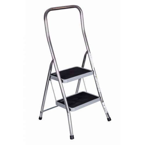 Sklopive Ljestve s 2 Stepenice Krause 130860 Siva Srebrna Crna/Plava Aluminij Cijena