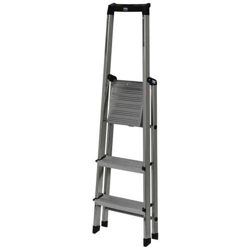 Sklopive Ljestve s Tri Stepenice Krause 126214 Srebrna Aluminij Cijena