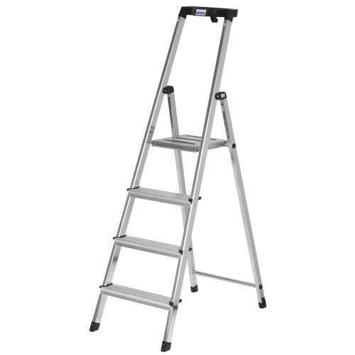 Ljestve na preklop sa četiri koraka Krause 126320 Crna Srebrna Aluminij Cijena