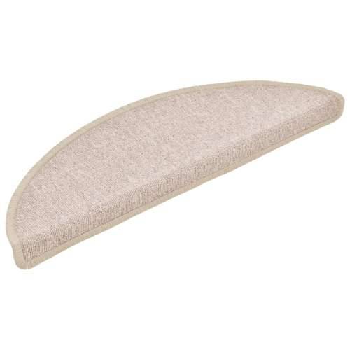 Otirači za stepenice 15 kom bež 56 x 17 x 3 cm - Sivo-smeđa 56 x 17 x 3 cm 15 Cijena