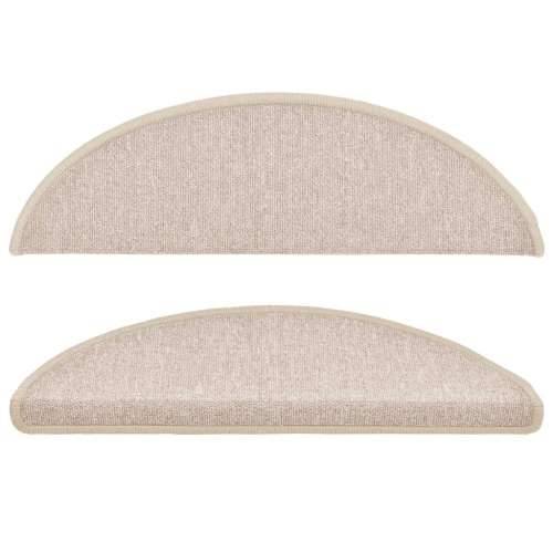 Otirači za stepenice 15 kom bež 56 x 17 x 3 cm - Sivo-smeđa 56 x 17 x 3 cm 15 Cijena