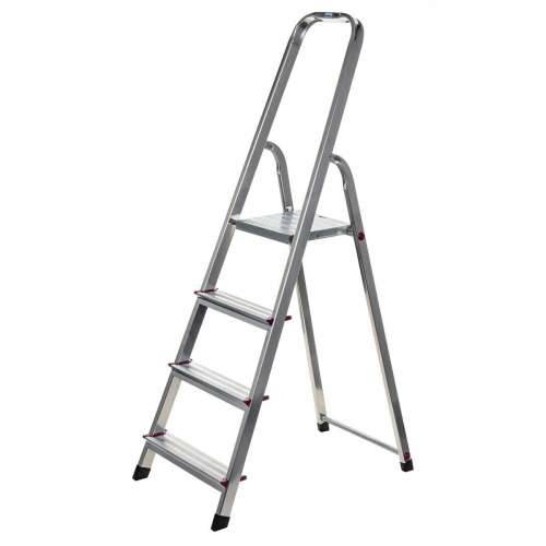 Ljestve na preklop sa četiri koraka Krause 000705 Srebrna Aluminij Cijena