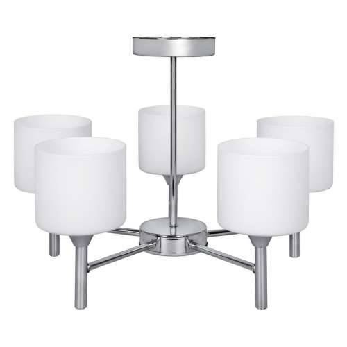 Stropna svjetiljka Activejet AJE-MIRA 5P Bijela Srebrna Metal 40 W 47,5 x 34 x 47,5 cm Cijena