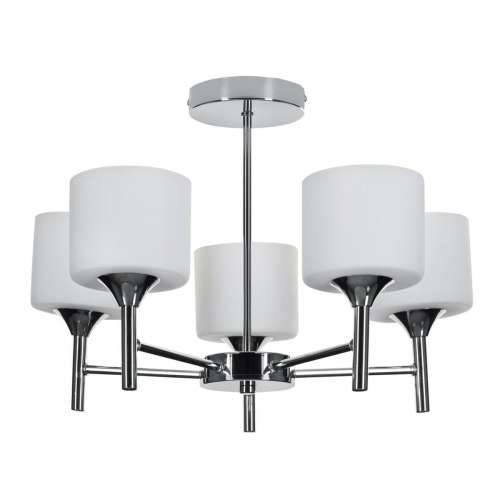 Stropna svjetiljka Activejet AJE-MIRA 5P Bijela Srebrna Metal 40 W 47,5 x 34 x 47,5 cm Cijena
