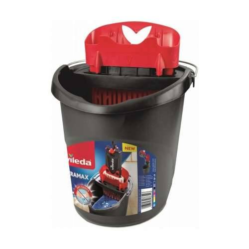 Brisač s Kantom Dvostrukog Djelovanja Vileda Ultramax Mop Set Crna Crvena mikrovlakna Cijena