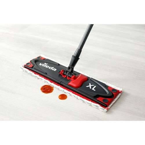 Mop with Bucket Vileda Ultramat Turbo XL Crna Crvena Mikrovlakna Cijena
