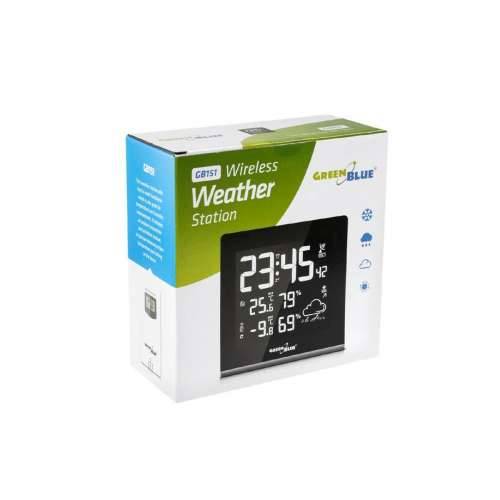 Višenamjenska Meteorološka Stanica Greenblue GB151 Bijela Crna Cijena