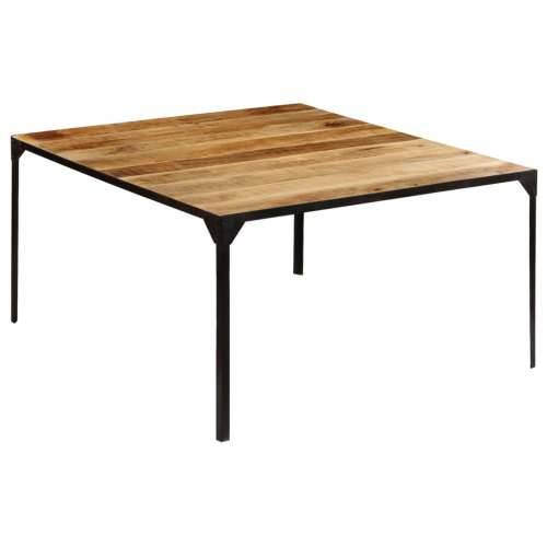 Blagovaonski stol od masivnog drva manga 140 x 140 x 76 cm