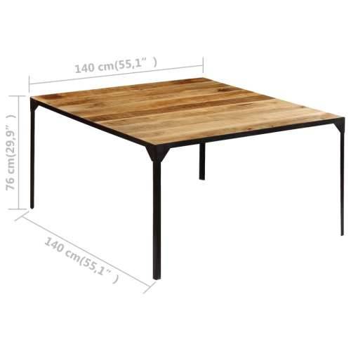 Blagovaonski stol od masivnog drva manga 140 x 140 x 76 cm Cijena