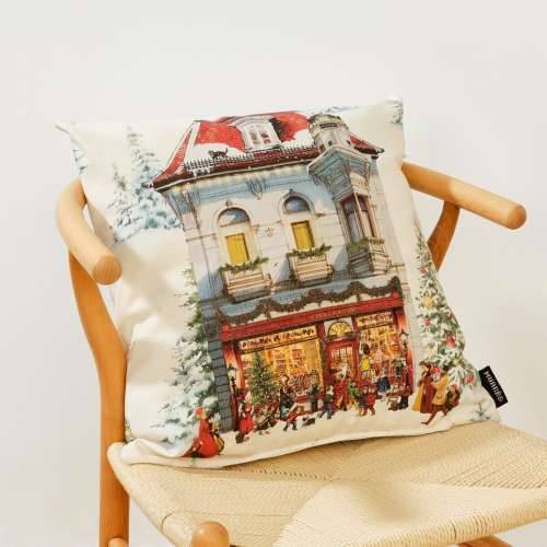 Jastučnica Belum Christmas City Pisana 50 x 50 cm Cijena