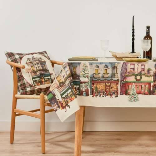 Stolnjak protiv mrlja Belum Christmas City Pisana 200 x 155 cm Cijena