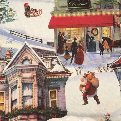 Stolnjak od smole protiv mrlja Belum Christmas City Pisana 200 x 150 cm Cijena