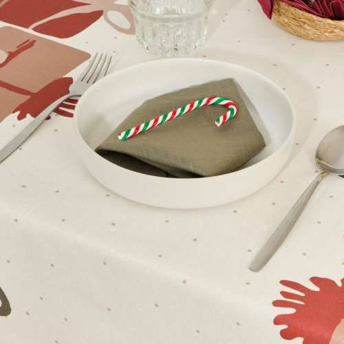 Stolnjak od smole protiv mrlja Belum Christmas Present  Bijela Crvena Zelena 300 x 150 cm Cijena