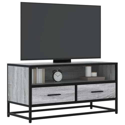 TV ormarić boja hrasta sonome 80x34,5x40 cm konstruirano drvo - Sivi hrast sonoma 1 80 cm Cijena