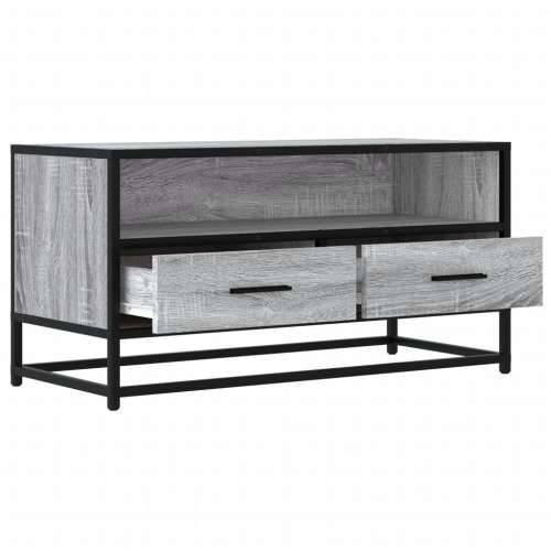 TV ormarić boja hrasta sonome 80x34,5x40 cm konstruirano drvo - Sivi hrast sonoma 1 80 cm Cijena