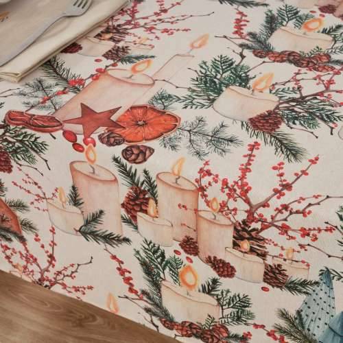 Stolnjak od smole protiv mrlja Belum Christmas Pisana 150 x 150 cm Cijena