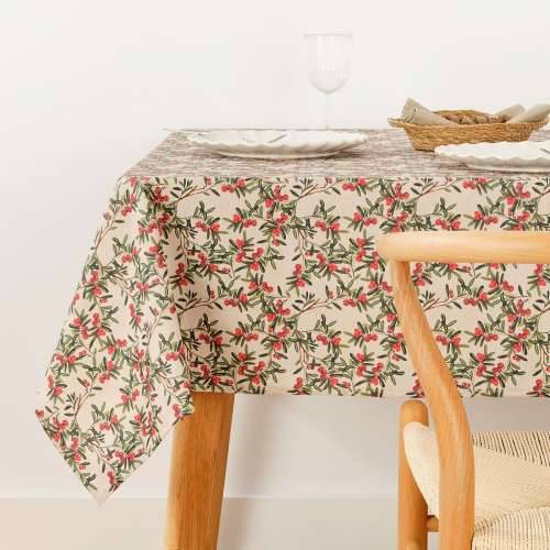Stolnjak od smole protiv mrlja Belum Mistletoe Pisana 150 x 150 cm Cijena